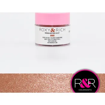 Prachová metalická barva 2,5g Highlighter bronze - Roxy and Rich