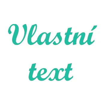 Polep vozidla Vlastní text - Script MT (25 - tyrkysová) SAMOLEPKA NA AUTO, NÁLEPKA, FÓLIE, POLEP, TUNING, VLASTNÍ TEXT, TISK, AUTOSAMOLEPKY.cz, POLEPY, OBRÁZEK, LOGO, 3D STICKERS