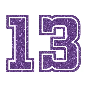 Polep vozidla SAMOLEPKA Startovní číslo 13 typ 5 (87 - Ultra Metalic fialová) NA AUTO, NÁLEPKA, FÓLIE, POLEP, TUNING, VLASTNÍ TEXT, TISK, AUTOSAMOLEPKY.cz, POLEPY, OBRÁZEK, LOGO, SAMOLEPKY