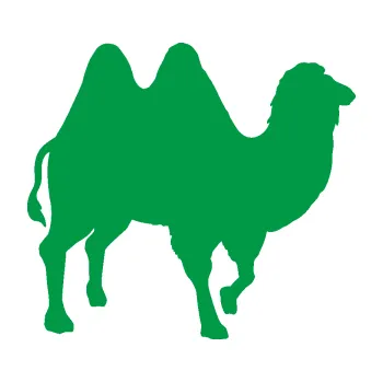 Samolepící dekorace Velbloud 002 pravá (12 - zelená) SAMOLEPKA NA AUTO, NÁLEPKA, FÓLIE, POLEP, TUNING, VLASTNÍ TEXT, TISK, AUTOSAMOLEPKY.cz, POLEPY, OBRÁZEK, LOGO, 3D STICKERS