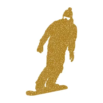 Samolepicí dekorace na vozidlo Snowboard 033 levá (92 - Ultra Metalic zlatá) SAMOLEPKA NA AUTO, NÁLEPKA, FÓLIE, POLEP, TUNING, VLASTNÍ TEXT, TISK, AUTOSAMOLEPKY.cz, POLEPY, OBRÁZEK, LOGO, 3D STICKERS