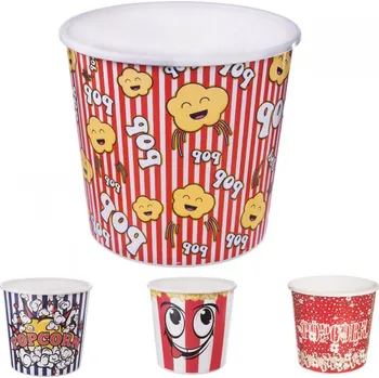 Sklenice Pohár-kyblík UH popcorn 3,4 l mix
