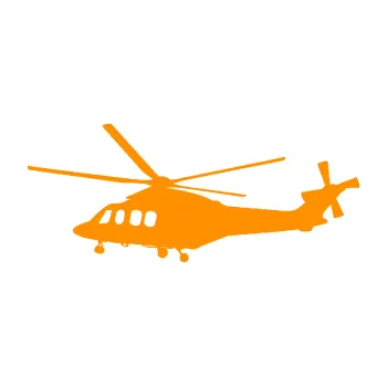 Polep vozidla SAMOLEPKA Vrtulník 005 levá helikoptéra (06 - oranžová) NA AUTO, NÁLEPKA, FÓLIE, POLEP, TUNING, VLASTNÍ TEXT, TISK, AUTOSAMOLEPKY.cz, POLEPY, OBRÁZEK, LOGO, SAMOLEPKY