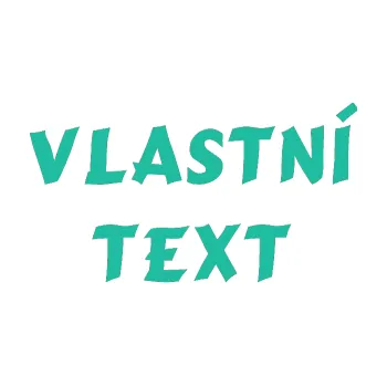 Polep vozidla Vlastní text - Cancun (25 - tyrkysová) SAMOLEPKA NA AUTO, NÁLEPKA, FÓLIE, POLEP, TUNING, VLASTNÍ TEXT, TISK, AUTOSAMOLEPKY.cz, POLEPY, OBRÁZEK, LOGO, 3D STICKERS