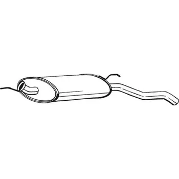 Tlumič výfuku Zadní tlumič výfuku BOSAL 200-165