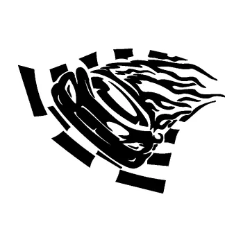 Polep vozidla SAMOLEPKA Závodní auto 004 levá (01 - černá) NA AUTO, NÁLEPKA, FÓLIE, POLEP, TUNING, VLASTNÍ TEXT, TISK, AUTOSAMOLEPKY.cz, POLEPY, OBRÁZEK, LOGO, SAMOLEPKY