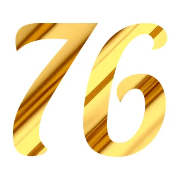 Polep vozidla Startovní číslo 76 typ 3 (81 - chrom fólie zlatá zrcadlová) SAMOLEPKA NA AUTO, NÁLEPKA, FÓLIE, POLEP, TUNING, VLASTNÍ TEXT, TISK, AUTOSAMOLEPKY.cz, POLEPY, OBRÁZEK, LOGO, 3D STICKERS