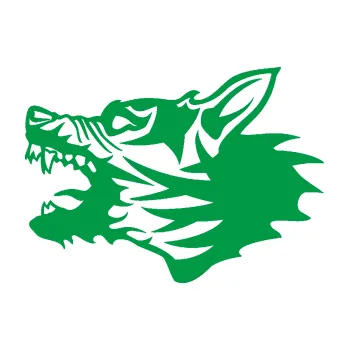 Polep vozidla Vlk 003 levá (12 - zelená) SAMOLEPKA NA AUTO, NÁLEPKA, FÓLIE, POLEP, TUNING, VLASTNÍ TEXT, TISK, AUTOSAMOLEPKY.cz, POLEPY, OBRÁZEK, LOGO, 3D STICKERS