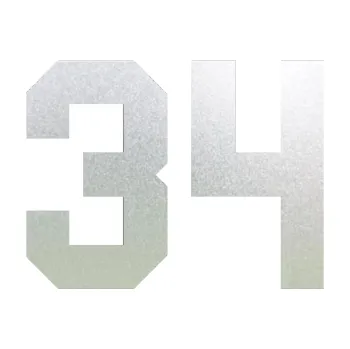 Polep vozidla SAMOLEPKA Startovní číslo 34 (60 - pískované sklo) NA AUTO, NÁLEPKA, FÓLIE, POLEP, TUNING, VLASTNÍ TEXT, TISK, AUTOSAMOLEPKY.cz, POLEPY, OBRÁZEK, LOGO, SAMOLEPKY