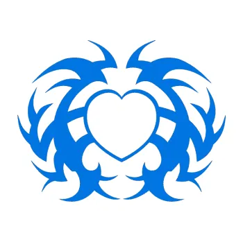 Polep vozidla SAMOLEPKA Tetování 121 srdce (11 - modrá oceán) NA AUTO, NÁLEPKA, FÓLIE, POLEP, TUNING, VLASTNÍ TEXT, TISK, AUTOSAMOLEPKY.cz, POLEPY, OBRÁZEK, LOGO, SAMOLEPKY