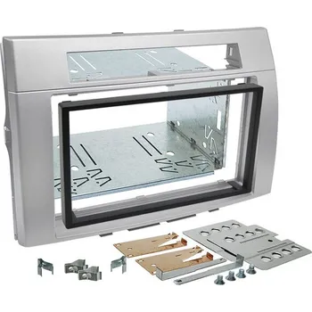 Autorádio Instalační sada 2DIN rádia Toyota Corolla Verso (04-09) - stříbrná<br />Výrobce: - 371604 2