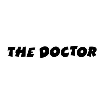 Samolepící dekorace The Doctor plný (01 - černá) SAMOLEPKA NA AUTO, NÁLEPKA, FÓLIE, POLEP, TUNING, VLASTNÍ TEXT, TISK, AUTOSAMOLEPKY.cz, POLEPY, OBRÁZEK, LOGO, 3D STICKERS