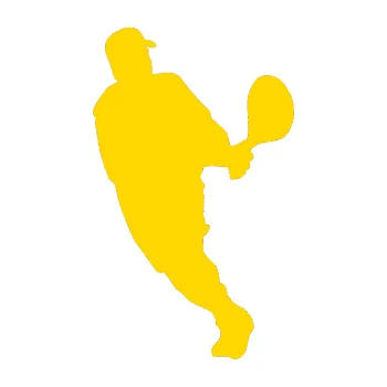 Polep vozidla Tenista 011 pravá (13 - jasně žlutá) SAMOLEPKA NA AUTO, NÁLEPKA, FÓLIE, POLEP, TUNING, VLASTNÍ TEXT, TISK, AUTOSAMOLEPKY.cz, POLEPY, OBRÁZEK, LOGO, 3D STICKERS