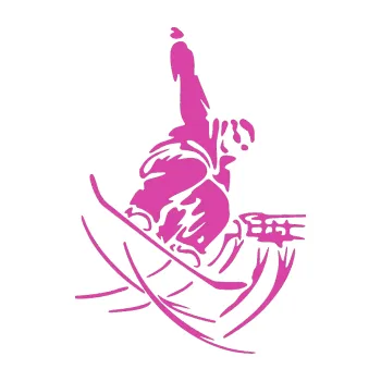 Samolepicí dekorace na vozidlo Snowboard 017 pravá (16 - růžová) SAMOLEPKA NA AUTO, NÁLEPKA, FÓLIE, POLEP, TUNING, VLASTNÍ TEXT, TISK, AUTOSAMOLEPKY.cz, POLEPY, OBRÁZEK, LOGO, 3D STICKERS