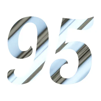 Polep vozidla Startovní číslo 95 typ 3 (80 - chrom fólie stříbrná zrcadlová) SAMOLEPKA NA AUTO, NÁLEPKA, FÓLIE, POLEP, TUNING, VLASTNÍ TEXT, TISK, AUTOSAMOLEPKY.cz, POLEPY, OBRÁZEK, LOGO, 3D STICKERS