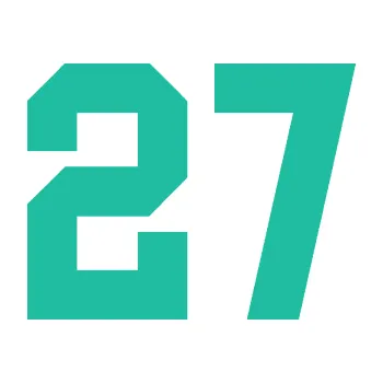 Polep vozidla Startovní číslo 27 (25 - tyrkysová) SAMOLEPKA NA AUTO, NÁLEPKA, FÓLIE, POLEP, TUNING, VLASTNÍ TEXT, TISK, AUTOSAMOLEPKY.cz, POLEPY, OBRÁZEK, LOGO, 3D STICKERS