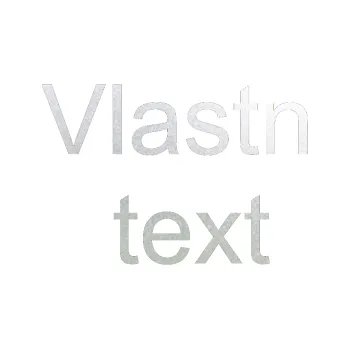 Polep vozidla SAMOLEPKA Vlastní text - Arial (60 - pískované sklo) NA AUTO, NÁLEPKA, FÓLIE, POLEP, TUNING, VLASTNÍ TEXT, TISK, AUTOSAMOLEPKY.cz, POLEPY, OBRÁZEK, LOGO, SAMOLEPKY
