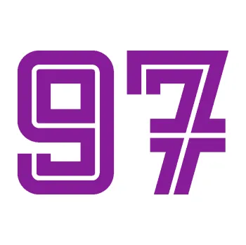 Polep vozidla Startovní číslo 97 typ 7 (14 - fialová) SAMOLEPKA NA AUTO, NÁLEPKA, FÓLIE, POLEP, TUNING, VLASTNÍ TEXT, TISK, AUTOSAMOLEPKY.cz, POLEPY, OBRÁZEK, LOGO, 3D STICKERS