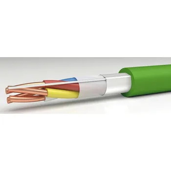 elektrický kabel KNX J-Y(St)Y 2x2x0,8 Lg zelený