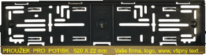 Samolepka na auto Tištěná samolepka pod SPZ proužek 520 x 22mm (64 - škrábaný kov zlatý) NÁLEPKA, FÓLIE, POLEPY, TUNING, VLASTNÍ TEXT, TISK, AUTOSAMOLEPKY.cz, SAMOLEPKY, OBRÁZEK, LOGO, VÝROBA, PRODEJ