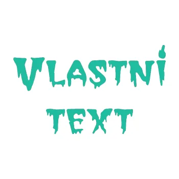Polep vozidla Vlastní text - QTGhoul Face (25 - tyrkysová) SAMOLEPKA NA AUTO, NÁLEPKA, FÓLIE, POLEP, TUNING, VLASTNÍ TEXT, TISK, AUTOSAMOLEPKY.cz, POLEPY, OBRÁZEK, LOGO, 3D STICKERS