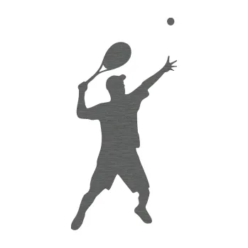 Polep vozidla Tenista 001 pravá (62 - škrábaný titan) SAMOLEPKA NA AUTO, NÁLEPKA, FÓLIE, POLEP, TUNING, VLASTNÍ TEXT, TISK, AUTOSAMOLEPKY.cz, POLEPY, OBRÁZEK, LOGO, 3D STICKERS