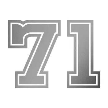 Polep vozidla Startovní číslo 71 typ 5 (42 - stříbrná metalíza) SAMOLEPKA NA AUTO, NÁLEPKA, FÓLIE, POLEP, TUNING, VLASTNÍ TEXT, TISK, AUTOSAMOLEPKY.cz, POLEPY, OBRÁZEK, LOGO, 3D STICKERS