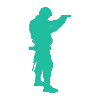 Samolepící dekorace SAMOLEPKA Voják 002 pravá (25 - tyrkysová) NA AUTO, NÁLEPKA, FÓLIE, POLEP, TUNING, VLASTNÍ TEXT, TISK, AUTOSAMOLEPKY.cz, POLEPY, OBRÁZEK, LOGO, SAMOLEPKY