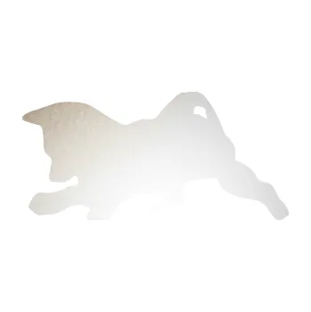 Polep vozidla SAMOLEPKA Štěňátko 002 levá německý ovčák (82 - odrazková reflexní bílá) NA AUTO, NÁLEPKA, FÓLIE, POLEP, TUNING, VLASTNÍ TEXT, TISK, AUTOSAMOLEPKY.cz, POLEPY, OBRÁZEK, LOGO, SAMOLEPKY