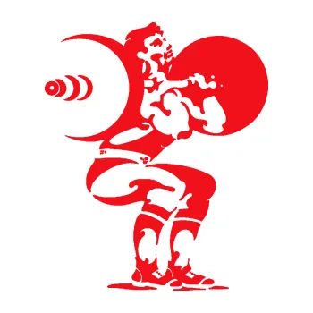 Polep vozidla SAMOLEPKA Vzpírání 002 pravá těžká váha (10 - červená) NA AUTO, NÁLEPKA, FÓLIE, POLEP, TUNING, VLASTNÍ TEXT, TISK, AUTOSAMOLEPKY.cz, POLEPY, OBRÁZEK, LOGO, SAMOLEPKY