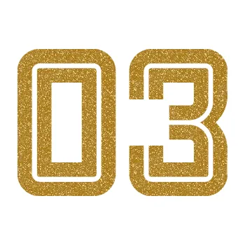 Polep vozidla Startovní číslo 03 typ 7 (92 - Ultra Metalic zlatá) SAMOLEPKA NA AUTO, NÁLEPKA, FÓLIE, POLEP, TUNING, VLASTNÍ TEXT, TISK, AUTOSAMOLEPKY.cz, POLEPY, OBRÁZEK, LOGO, 3D STICKERS