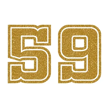 Polep vozidla Startovní číslo 59 typ 5 (92 - Ultra Metalic zlatá) SAMOLEPKA NA AUTO, NÁLEPKA, FÓLIE, POLEP, TUNING, VLASTNÍ TEXT, TISK, AUTOSAMOLEPKY.cz, POLEPY, OBRÁZEK, LOGO, 3D STICKERS