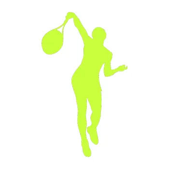 Polep vozidla SAMOLEPKA Tenista 015 levá (27 - limetová) NA AUTO, NÁLEPKA, FÓLIE, POLEP, TUNING, VLASTNÍ TEXT, TISK, AUTOSAMOLEPKY.cz, POLEPY, OBRÁZEK, LOGO, SAMOLEPKY