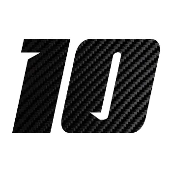 Polep vozidla Startovní číslo 10 typ 6 (50 - 3D karbon černý) SAMOLEPKA NA AUTO, NÁLEPKA, FÓLIE, POLEP, TUNING, VLASTNÍ TEXT, TISK, AUTOSAMOLEPKY.cz, POLEPY, OBRÁZEK, LOGO, 3D STICKERS