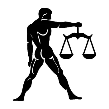 Samolepící dekorace Váhy 004 pravá (01 - černá) SAMOLEPKA NA AUTO, NÁLEPKA, FÓLIE, POLEP, TUNING, VLASTNÍ TEXT, TISK, AUTOSAMOLEPKY.cz, POLEPY, OBRÁZEK, LOGO, 3D STICKERS