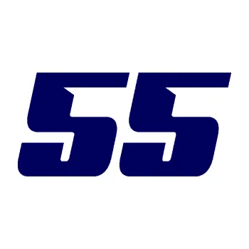 Polep vozidla Startovní číslo 55 typ 6 (23 - tmavě modrá) SAMOLEPKA NA AUTO, NÁLEPKA, FÓLIE, POLEP, TUNING, VLASTNÍ TEXT, TISK, AUTOSAMOLEPKY.cz, POLEPY, OBRÁZEK, LOGO, 3D STICKERS