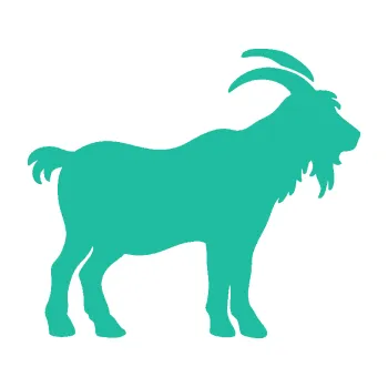 Samolepící dekorace SAMOLEPKA Kozel 008 pravá silueta (25 - tyrkysová) NA AUTO, NÁLEPKA, FÓLIE, POLEP, TUNING, VLASTNÍ TEXT, TISK, AUTOSAMOLEPKY.cz, POLEPY, OBRÁZEK, LOGO, SAMOLEPKY