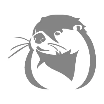 Samolepící dekorace Vydra 002 levá (17 - šedá) SAMOLEPKA NA AUTO, NÁLEPKA, FÓLIE, POLEP, TUNING, VLASTNÍ TEXT, TISK, AUTOSAMOLEPKY.cz, POLEPY, OBRÁZEK, LOGO, 3D STICKERS