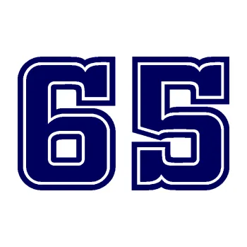 Polep vozidla Startovní číslo 65 typ 5 (23 - tmavě modrá) SAMOLEPKA NA AUTO, NÁLEPKA, FÓLIE, POLEP, TUNING, VLASTNÍ TEXT, TISK, AUTOSAMOLEPKY.cz, POLEPY, OBRÁZEK, LOGO, 3D STICKERS