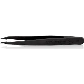 Pinzeta plastová esd, rovné špice, jehlový tvar, knipex 920902esd