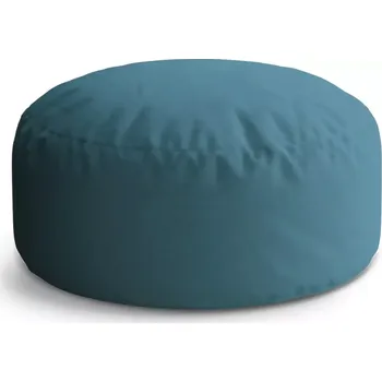 Sedací pytel Kulatý taburet Circle Bledě modrá: 38x48 cm - Sablio