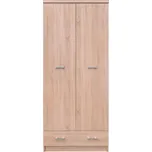 MOB Šatní skříň Tempo Kondela Topta Typ 30 2D1S (dub sonoma)