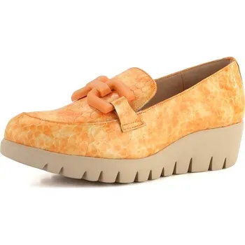 Dámské polobotky Wonders slip-on polobotky na klínku Apricot C-33311 - 41 | P685102