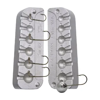 Forma na cínové hlavičky 2,3,4,5,6,8g