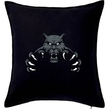 Polštář Black Panther - Polštář 50x50 - 50x50 - Pouze potah ( Černá )