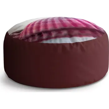 Sedací pytel Kulatý taburet Circle Mušličky: 38x48 cm - Sablio