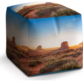 Taburet Taburet Kostka Skály v poušti 2: 40x40x40 cm - Sablio