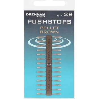 Drennan zarážky Pushstop Pellet brown
