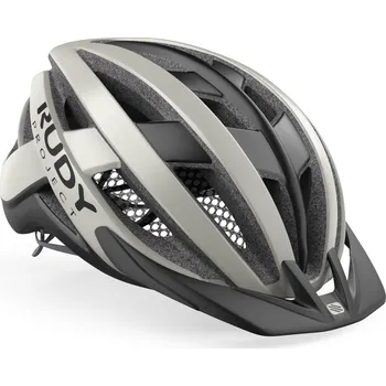 Cyklistická přilba Přilba RUDY PROJECT Venger Cross Light Grey - Black (Matte) Velikost přileb: L (59-62cm)