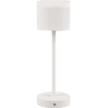 Bílá LED stmívatelná stolní lampa (výška 30 cm) Jeff – Reality ID_1580312